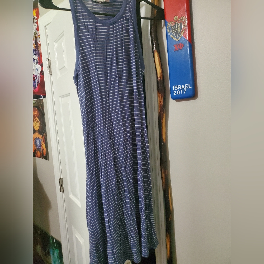 Striped mini dress